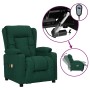 Sillón de masaje eléctrico tela verde oscuro de , Sillones de masaje eléctricos - Ref: Foro24-3098795, Precio: 270,69 €, Desc...
