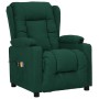 Sillón de masaje eléctrico tela verde oscuro de , Sillones de masaje eléctricos - Ref: Foro24-3098795, Precio: 270,69 €, Desc...