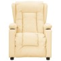 Sillón de masaje eléctrico cuero sintético crema | Foro24.es | Tu tienda online para hogar, jardín y más Foro24.es
