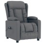 Sillón reclinable eléctrico de cuero sintético gris | Foro24.es | Tu tienda online para hogar, jardín y más Foro24.es