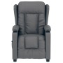 Sillón reclinable eléctrico de cuero sintético gris | Foro24.es | Tu tienda online para hogar, jardín y más Foro24.es