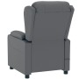 Sillón reclinable eléctrico de cuero sintético gris | Foro24.es | Tu tienda online para hogar, jardín y más Foro24.es