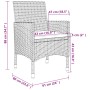 Set comedor de jardín 7 pzas y cojines ratán sintético y vidrio by , Garden sets - Ref: Foro24-3099689, Price: 634,50 €, Disc...