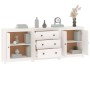 Aparador de madera maciza de pino blanco 210x35x80 cm von , Sideboards - Ref: Foro24-3114070, Preis: 317,54 €, Rabatt: %