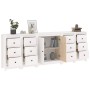 Aparador de madera maciza de pino blanco 230 x 35 x 80 cm by , Sideboards - Ref: Foro24-3114085, Price: 394,30 €, Discount: %