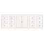 Aparador de madera maciza de pino blanco 230 x 35 x 80 cm by , Sideboards - Ref: Foro24-3114085, Price: 394,30 €, Discount: %