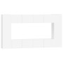 Set de muebles para TV 8 piezas madera contrachapada blanco von , TV-Möbel - Ref: Foro24-3114286, Preis: 335,92 €, Rabatt: %