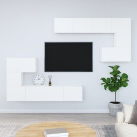 Mueble de pared para TV madera contrachapada blanco von , TV-Möbel - Ref: Foro24-3114582, Preis: 316,40 €, Rabatt: %