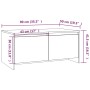Couchtisch aus weißem Sperrholz, 90 x 50 x 41,5 cm von vidaXL, Couchtisch - Ref: Foro24-809818, Preis: 52,08 €, Rabatt: %