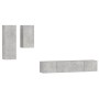 Set de muebles de TV 4 pzas madera contrachapada gris hormigón von , TV-Möbel - Ref: Foro24-3114625, Preis: 157,94 €, Rabatt: %