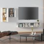 Set de muebles de TV 4 pzas madera contrachapada gris hormigón von , TV-Möbel - Ref: Foro24-3114625, Preis: 157,94 €, Rabatt: %