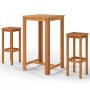 Juego muebles de bar de jardín 3 pzas madera de acacia maciza de , Conjuntos de jardín - Ref: Foro24-3116014, Precio: 255,89 ...