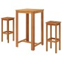 Juego muebles de bar de jardín 3 pzas madera de acacia maciza de , Conjuntos de jardín - Ref: Foro24-3116014, Precio: 255,89 ...