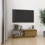 TV-Schrank aus massivem Kiefernholz in Honigbraun, 110 x 30 x 33,5 cm von vidaXL, TV-Möbel - Ref: Foro24-809891, Preis: 56,41...