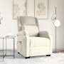 Sillón de masaje elevable terciopelo color crema | Foro24.es | Tu tienda online para hogar, jardín y más Foro24.es