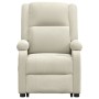 Sillón de masaje elevable terciopelo color crema | Foro24.es | Tu tienda online para hogar, jardín y más Foro24.es