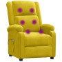 Sillón de masaje eléctrico terciopelo amarillo | Foro24.es | Tu tienda online para hogar, jardín y más Foro24.es