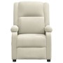Sillón de masaje eléctrico terciopelo color crema | Foro24.es | Tu tienda online para hogar, jardín y más Foro24.es