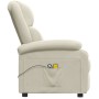 Sillón de masaje eléctrico terciopelo color crema | Foro24.es | Tu tienda online para hogar, jardín y más Foro24.es