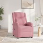 Sillón reclinable eléctrico de terciopelo rosa by , Armchairs - Ref: Foro24-3098397, Price: 218,14 €, Discount: %