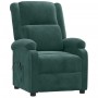 Sillón reclinable eléctrico de terciopelo verde oscuro de , Sillones - Ref: Foro24-3098395, Precio: 218,14 €, Descuento: %