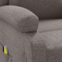 Sillón orejero de masaje de tela gris taupé | Foro24.es | Tu tienda online para hogar, jardín y más Foro24.es