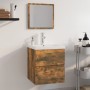 Set de muebles de baño madera contrachapada color roble ahumado by , Bathroom furniture - Ref: Foro24-3152864, Price: 176,28 ...