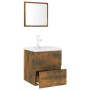 Set de muebles de baño madera contrachapada color roble ahumado by , Bathroom furniture - Ref: Foro24-3152864, Price: 176,28 ...