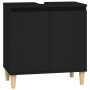 Juego de muebles de baño 3 pzas madera contrachapada negro by , Bathroom furniture - Ref: Foro24-3185582, Price: 182,71 €, Di...