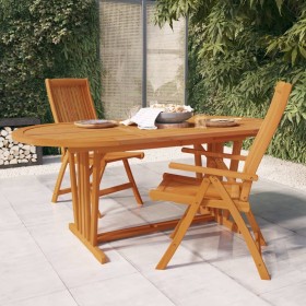 Garden table solid eucalyptus wood 200x100x75 cm by vidaXL, Garden tables - Ref: Foro24-316072, Price: 256,00 €, Discount: %