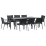 Juego comedor jardín 9 piezas y cojines ratán sintético y acero von , Gartensets - Ref: Foro24-3187000, Preis: 776,95 €, Raba...