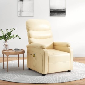 Sillón de masaje de cuero sintético crema von , Elektrische Massagesessel - Ref: Foro24-289690, Preis: 197,81 €, Rabatt: -5%%