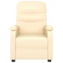 Sillón de masaje de cuero sintético crema by , Electric massage chairs - Ref: Foro24-289690, Price: 197,81 €, Discount: -5%%