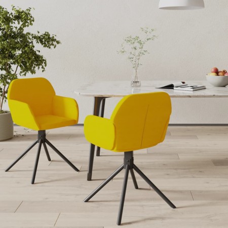 Sillas de comedor giratorias 2 uds terciopelo amarillo von , Essstühle - Ref: Foro24-344747, Preis: 142,91 €, Rabatt: %
