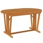 Garden table solid eucalyptus wood 200x100x75 cm by vidaXL, Garden tables - Ref: Foro24-316072, Price: 253,19 €, Discount: %