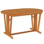 Mesa de jardín madera maciza de eucalipto 200x100x75 cm de vidaXL, Mesas de jardín - Ref: Foro24-316072, Precio: 256,35 €
