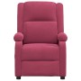 Sillón de masaje de terciopelo rojo tinto by , Electric massage chairs - Ref: Foro24-342415, Price: 221,94 €, Discount: %