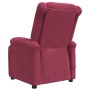Sillón de masaje de terciopelo rojo tinto by , Electric massage chairs - Ref: Foro24-342415, Price: 221,94 €, Discount: %