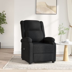 Sillón reclinable eléctrico de tela negro de , Sillones - Ref: Foro24-3098355, Precio: 258,13 €