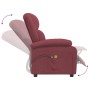 Sillón de masaje eléctrico tela rojo tinto von , Elektrische Massagesessel - Ref: Foro24-3098362, Preis: 276,33 €, Rabatt: -5%%