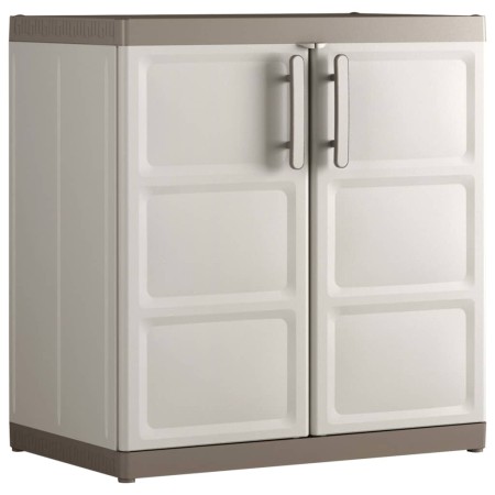 Keter Armario bajo almacenaje Excellence XL beige y taupe 93 cm by , Lockers and storage cabinets - Ref: Foro24-46643, Price:...