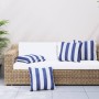 Cojines 4 uds tela a rayas azul y blanco 50x50 cm by , Cushions for chairs and sofas - Ref: Foro24-360396, Price: 42,46 €, Di...