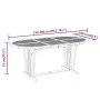 Mesa de jardín madera maciza de eucalipto 200x100x75 cm de vidaXL, Mesas de jardín - Ref: Foro24-316072, Precio: 253,19 €, De...