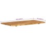 Encimera para armario tocador madera maciza acacia 100x52x2,5cm von , Beckenzubehör - Ref: Foro24-286321, Preis: 94,05 €, Rab...