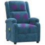 Sillón de masaje de terciopelo azul by , Electric massage chairs - Ref: Foro24-342420, Price: 297,76 €, Discount: %