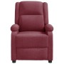 Sillón reclinable de tela rojo tinto | Foro24.es | Tu tienda online para hogar, jardín y más Foro24.es