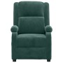 Sillón reclinable de terciopelo verde oscuro by , Armchairs - Ref: Foro24-342401, Price: 184,27 €, Discount: %