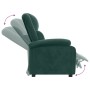 Sillón reclinable de terciopelo verde oscuro by , Armchairs - Ref: Foro24-342401, Price: 184,27 €, Discount: %