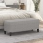 Banco de tela gris claro 100x35x41 cm | Foro24.es | Tu tienda online para hogar, jardín y más Foro24.es