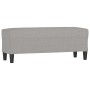 Banco de tela gris claro 100x35x41 cm | Foro24.es | Tu tienda online para hogar, jardín y más Foro24.es